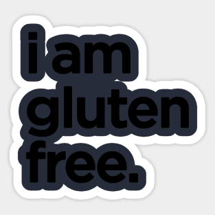 I am gluten free! Sticker